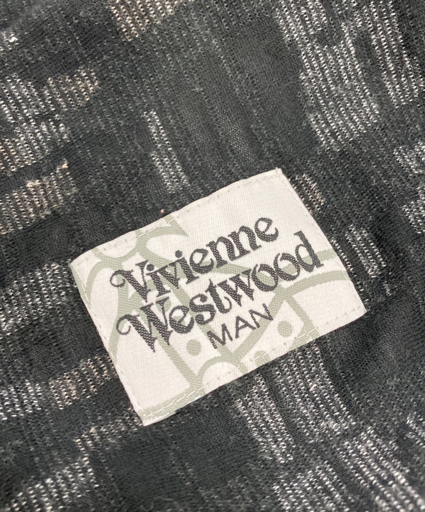 [Pre-owned] Vivienne Westwood man Pile Jacquard Shaped Cardigan/Long Cardigan VW-24-73773
