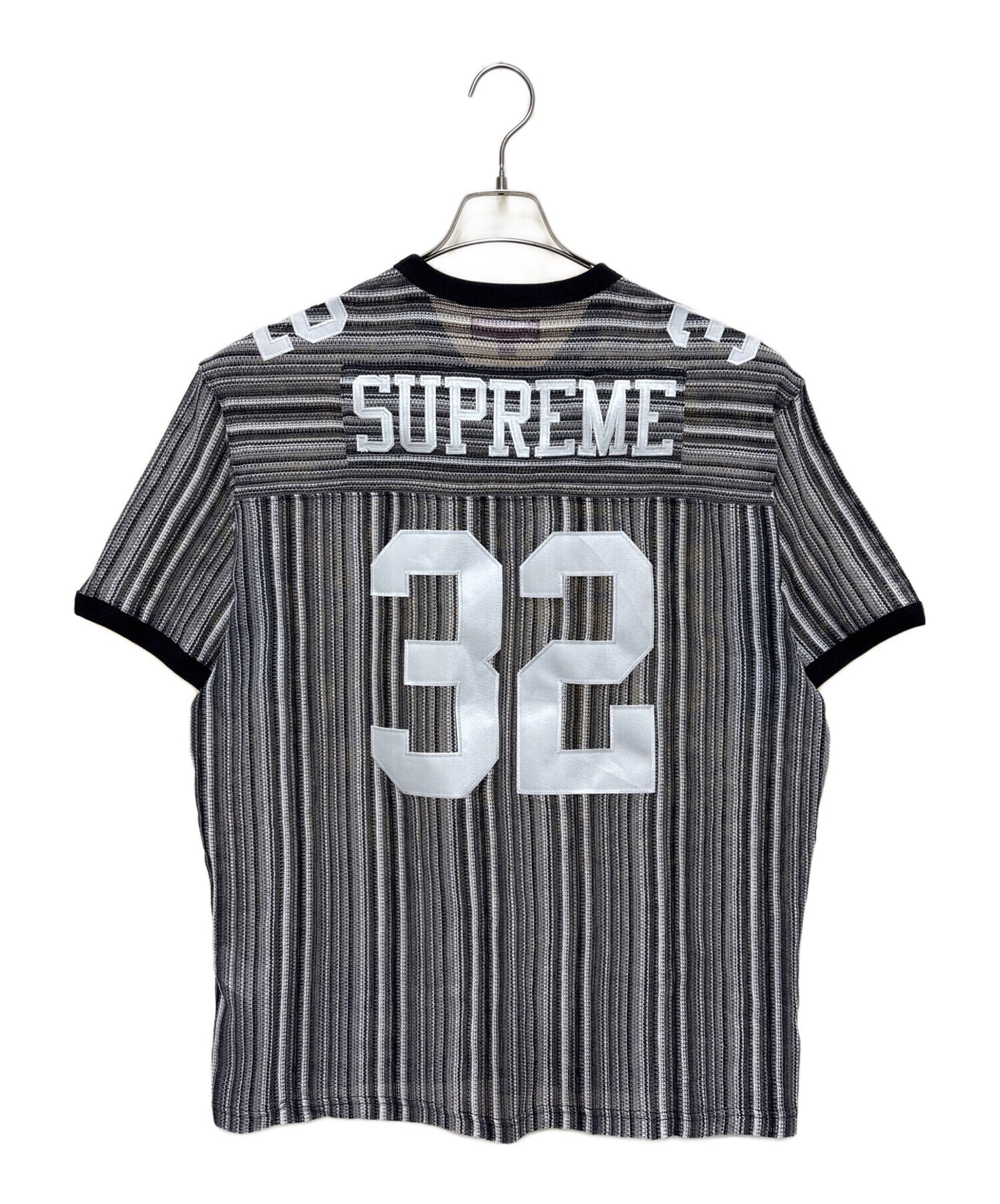 [Pre-owned] SUPREME Open Knit Football Top T-shirt