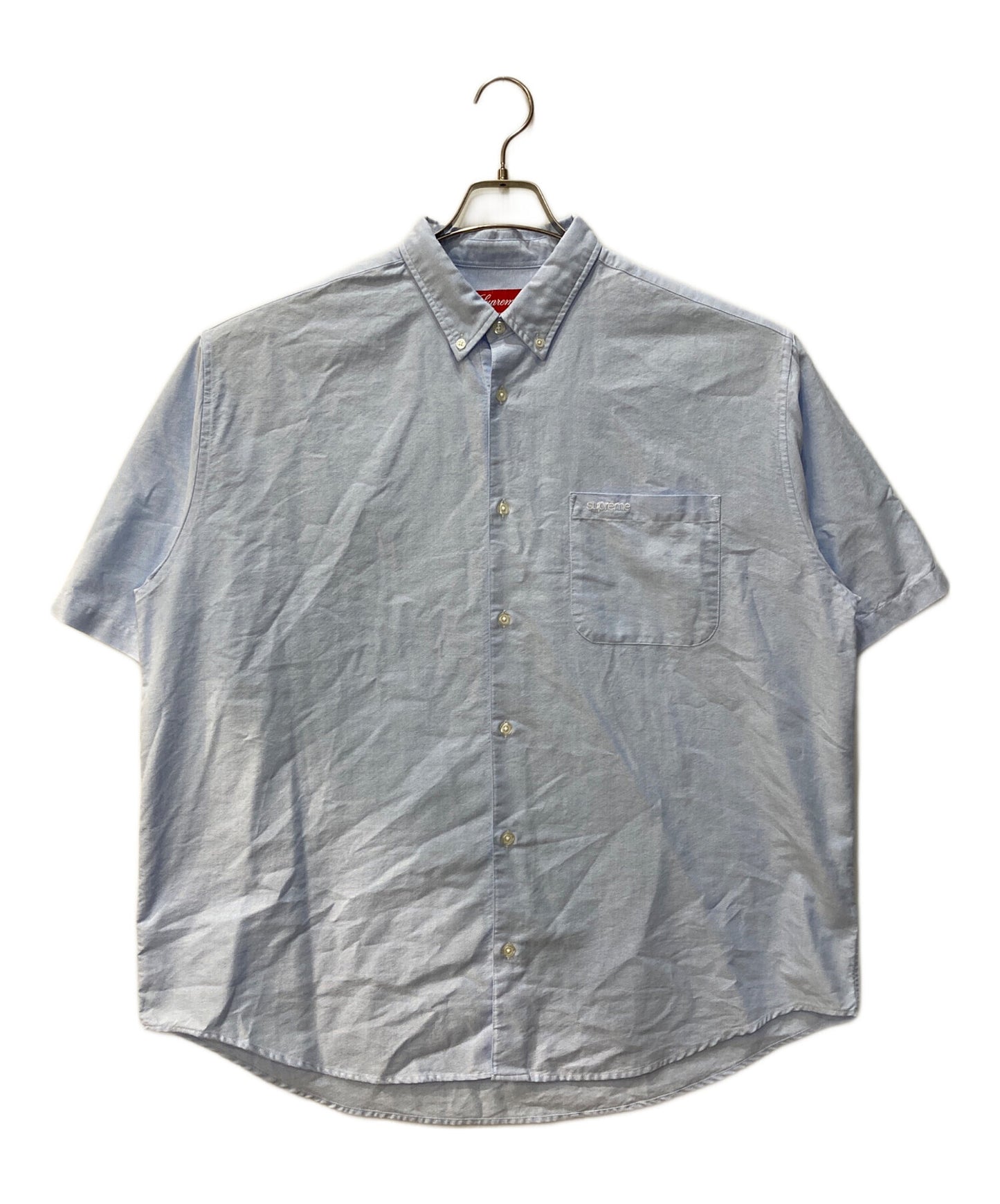 [Pre-owned] SUPREME Loose Fit S/S Oxford Shirt