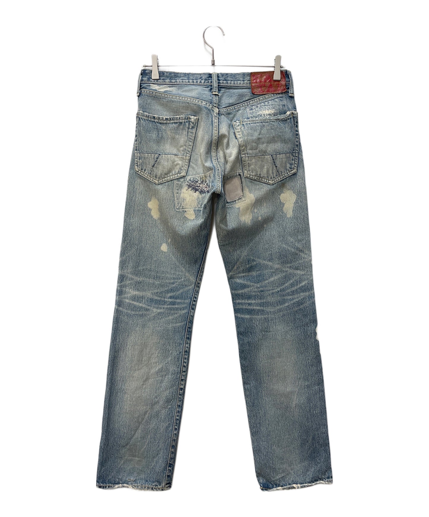 [Pre-owned] KAPITAL Patchwork selvage denim pants