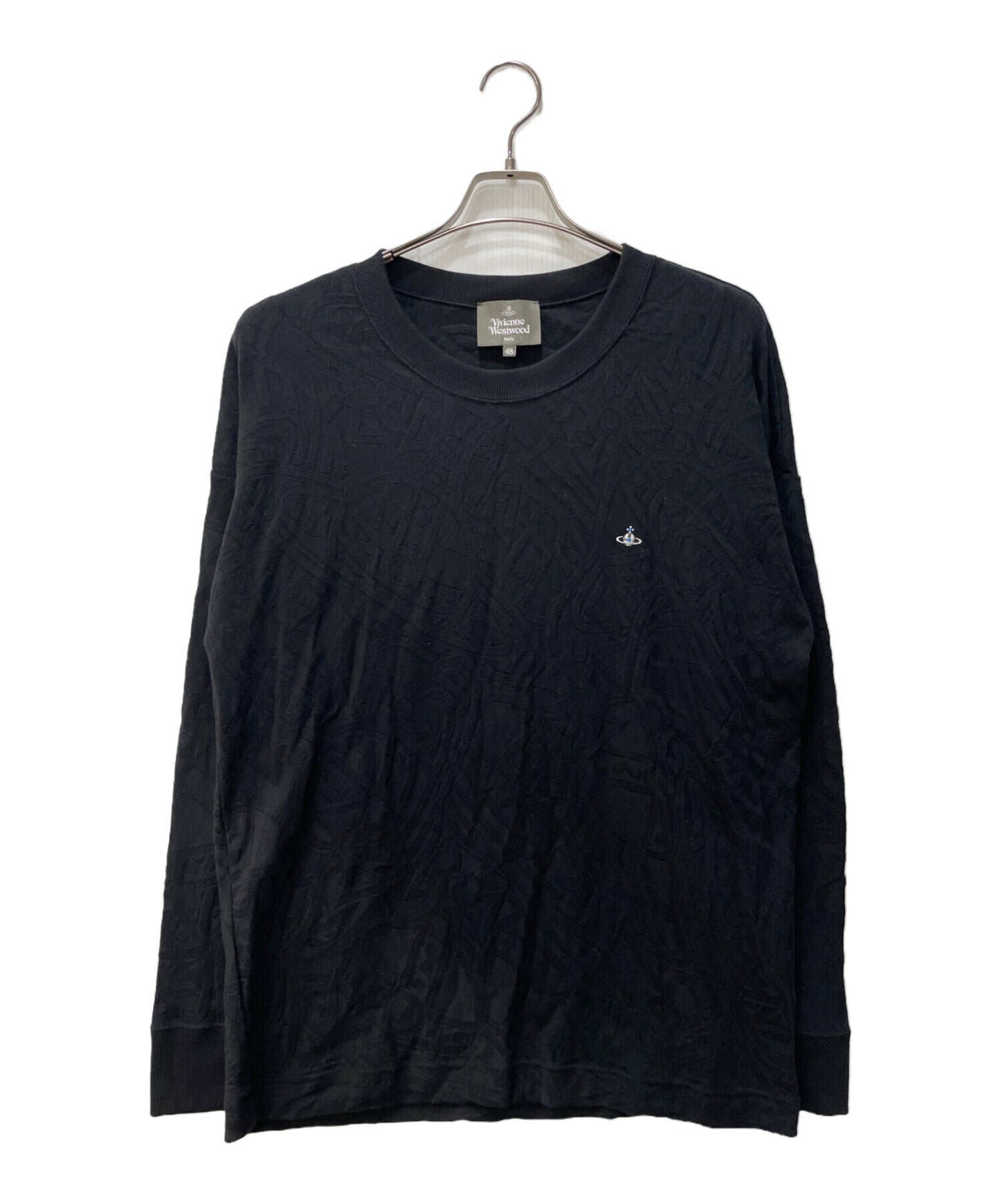 [Pre-owned] Vivienne Westwood Random Orb Pattern Sweater 129042 5505