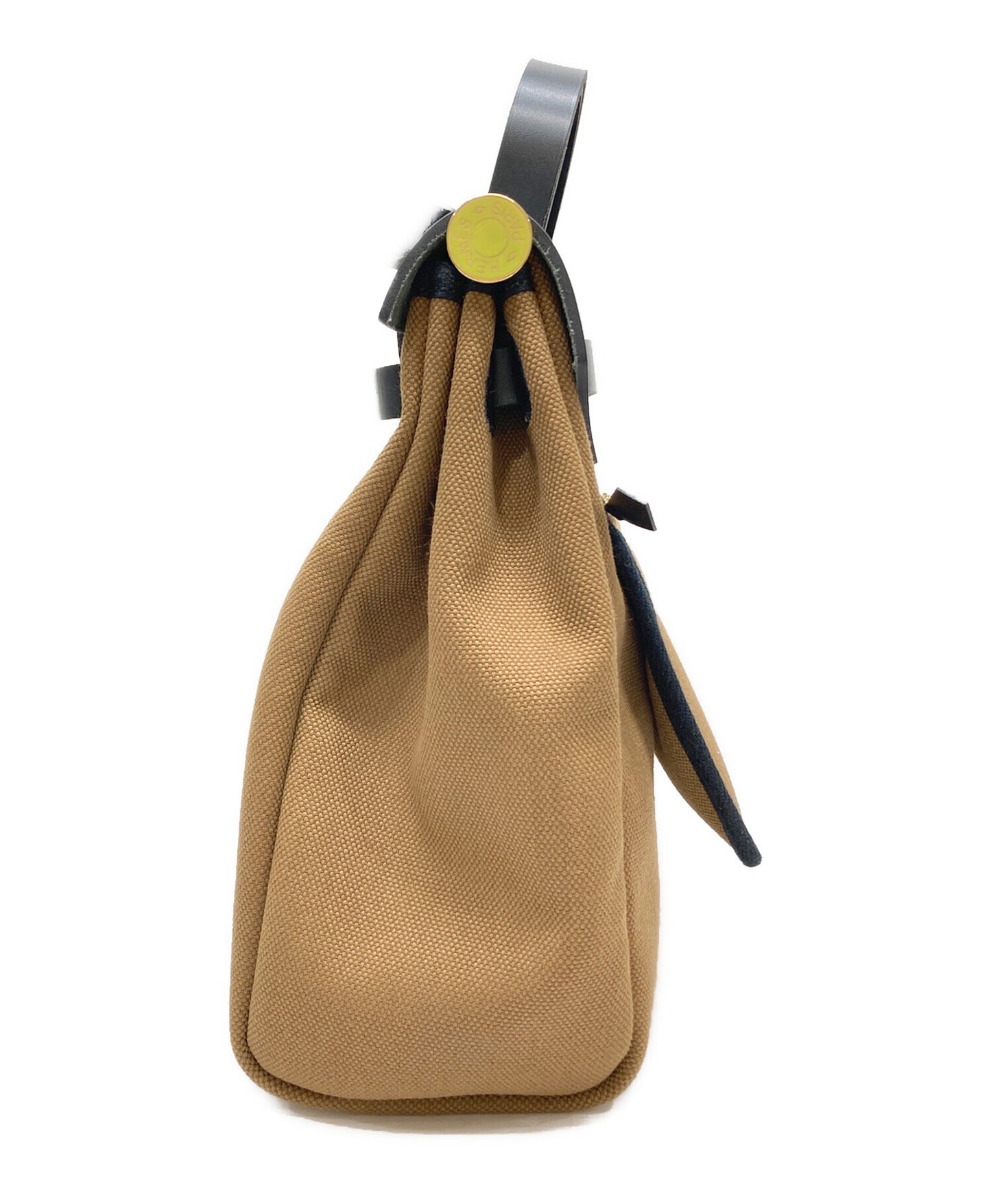 [Pre-owned] HERMES Yale Bag Zip PM Toile Officine Leather