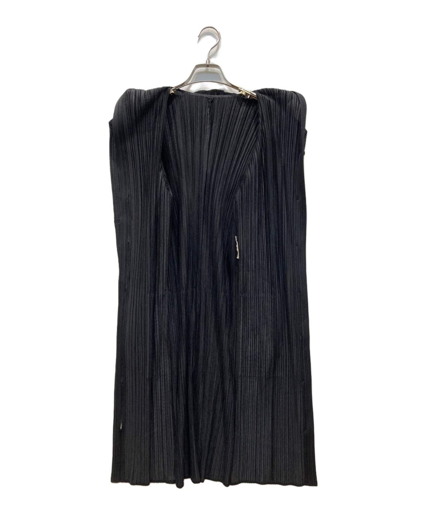 [Pre-owned] PLEATS PLEASE Long cardigan with hood, long length, long sleeves, long sleeves PP11-EN173