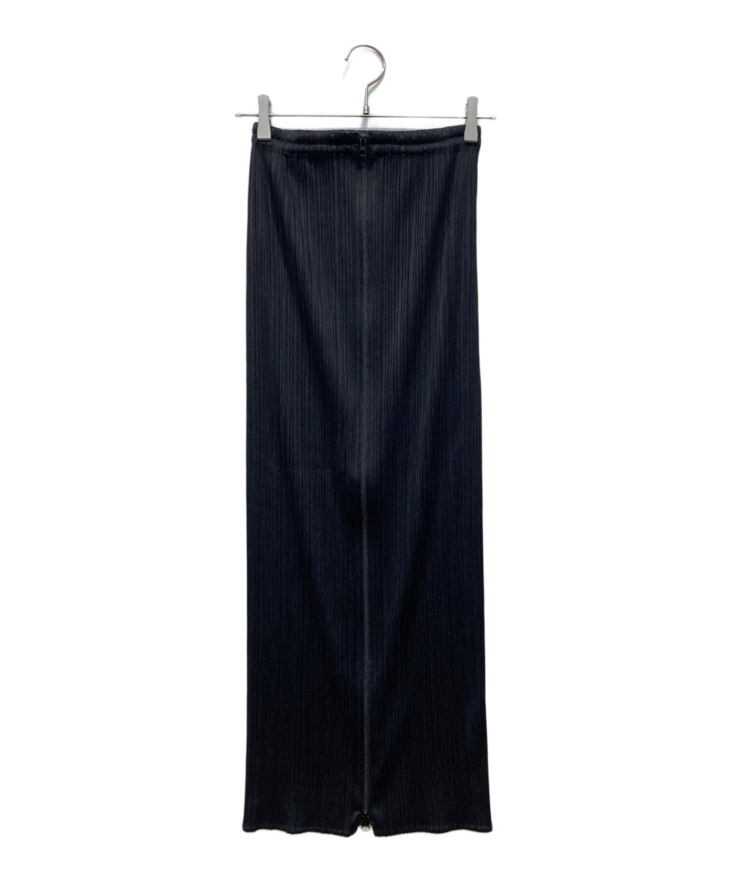 [Pre-owned] PLEATS PLEASE Double Zip Tight Long Skirt PP04-JG370