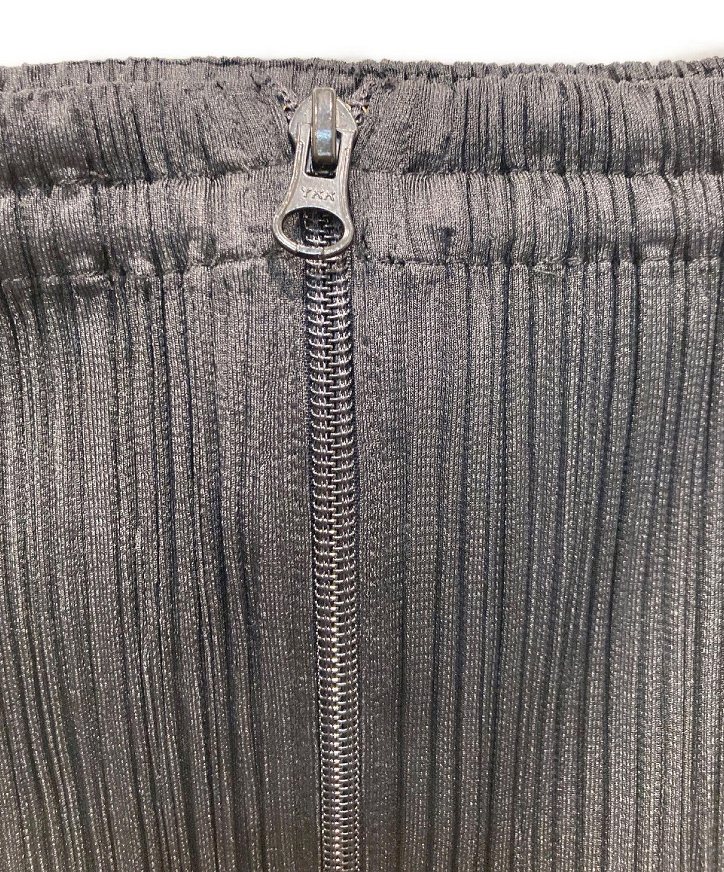 [Pre-owned] PLEATS PLEASE Double Zip Tight Long Skirt PP04-JG370