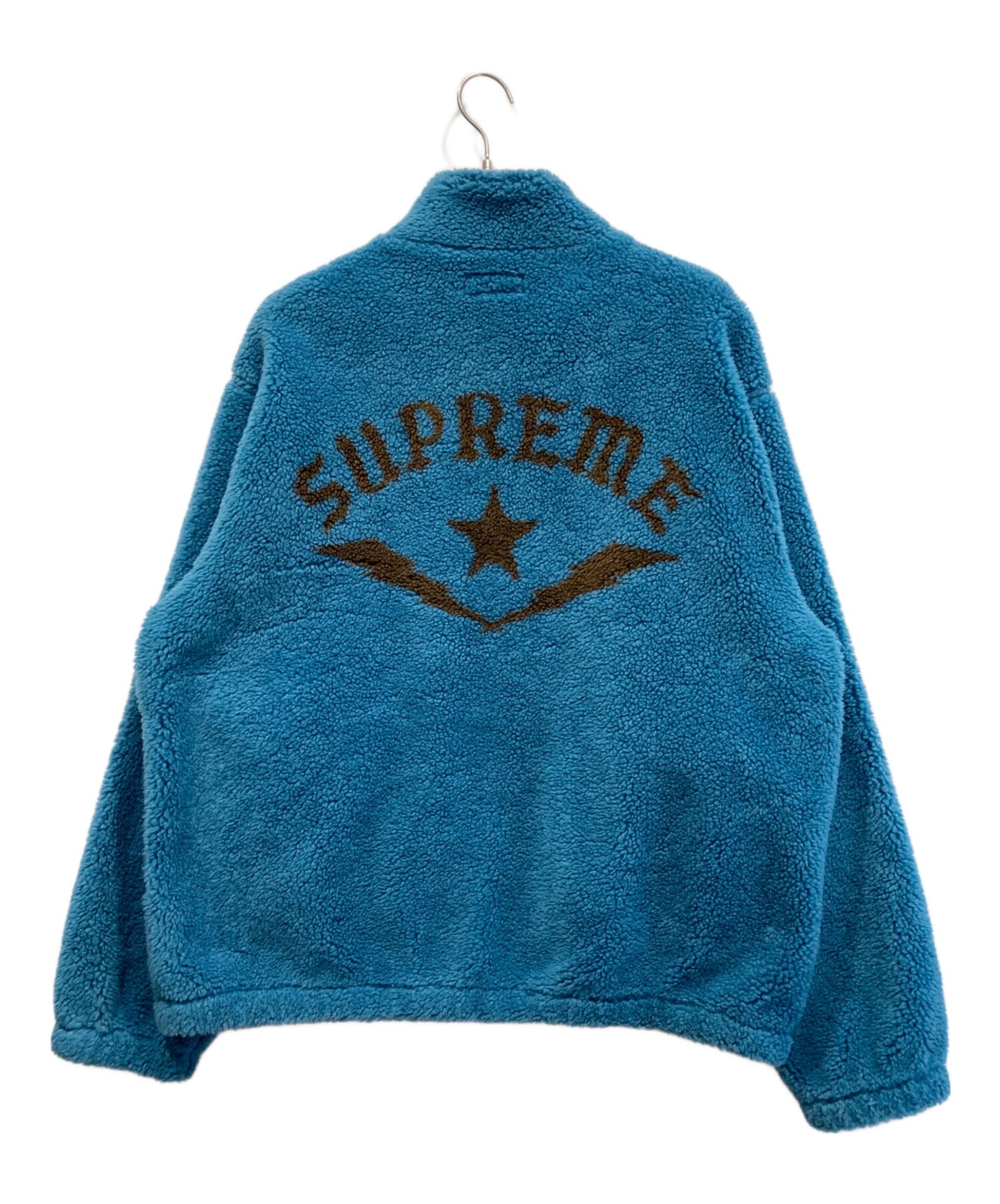 [Pre-owned] SUPREME Star Fleece Jacket Teal