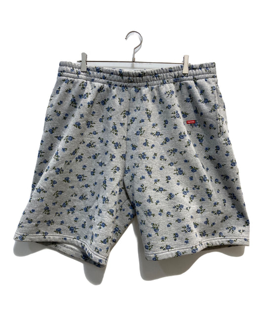 [Pre-owned] SUPREME Small Box Sweatshort/Floral Pattern Sweatshort/Half Pants/Shorts