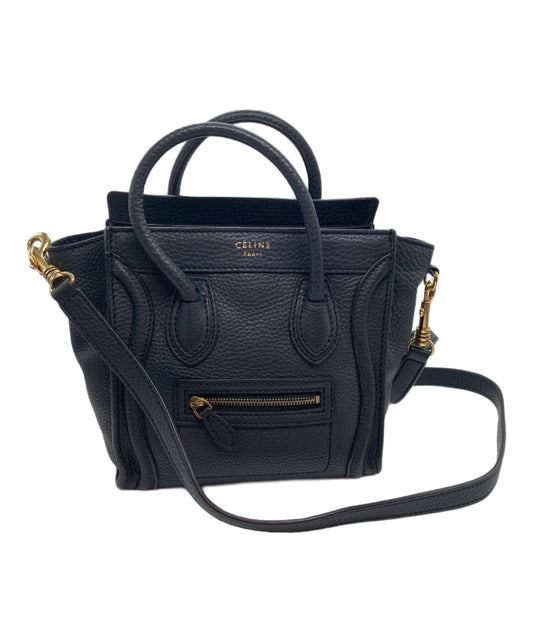 [Pre-owned] CELINE Luggage Nano Shopper 2WAY Shoulder Bag F SA 0141