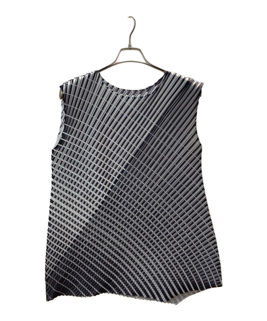 [Pre-owned] PLEATS PLEASE Geometric Transfer Pleated Dress PP71-JT552