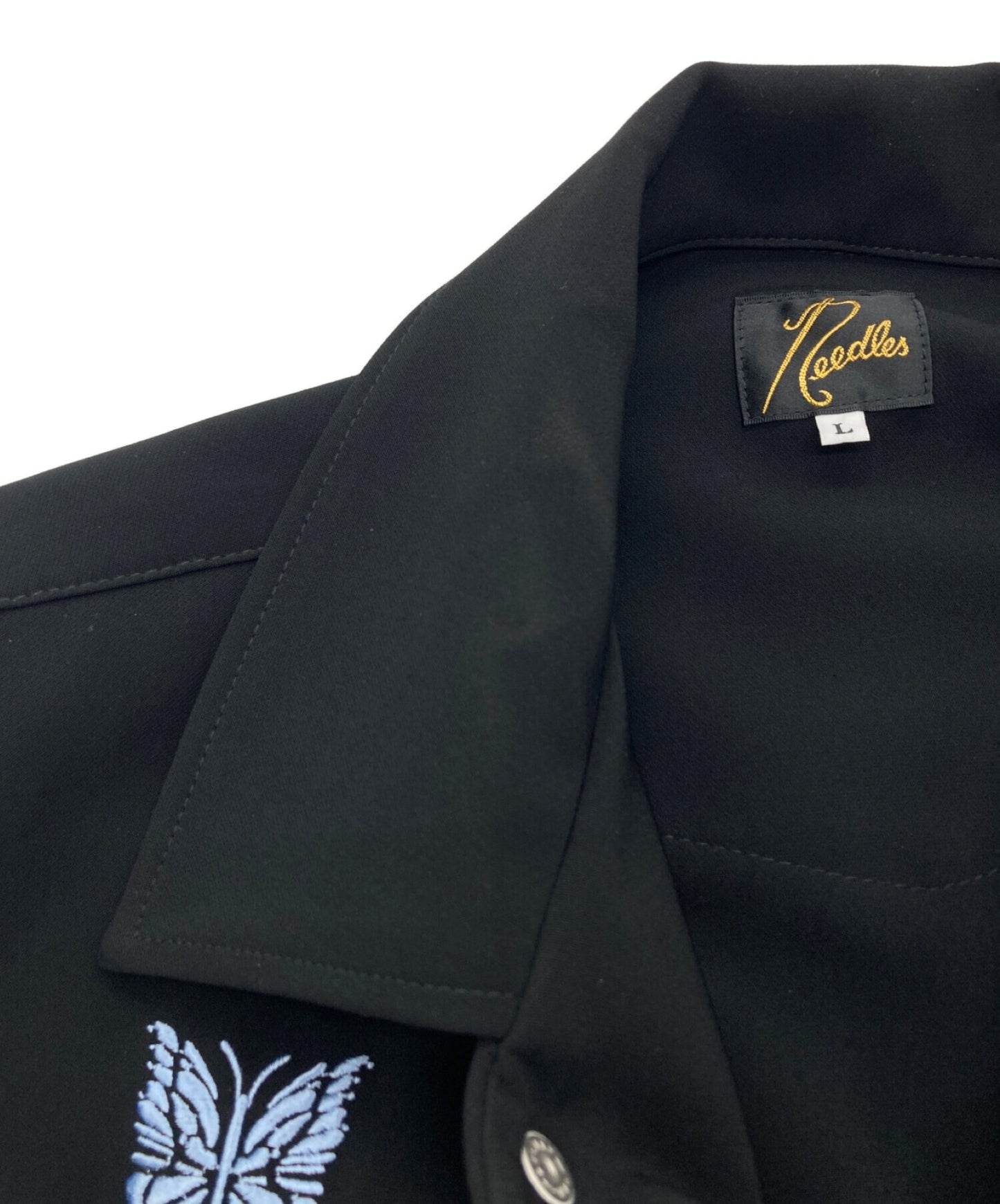 [Pre-owned] Needles Piping Cowboy Jacket Western Popular Popularity Standard Papillon Embroidery MR201