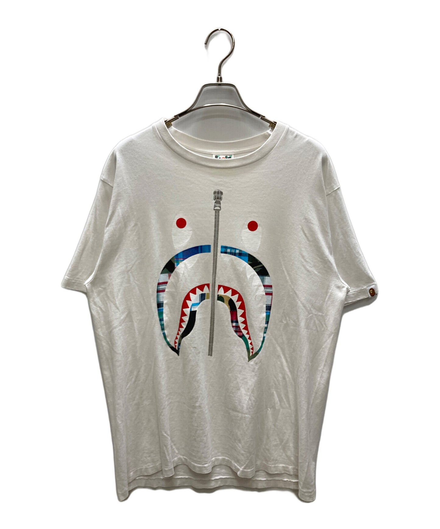 [Pre-owned] A BATHING APE Shark Print T-Shirt 001teg301049x
