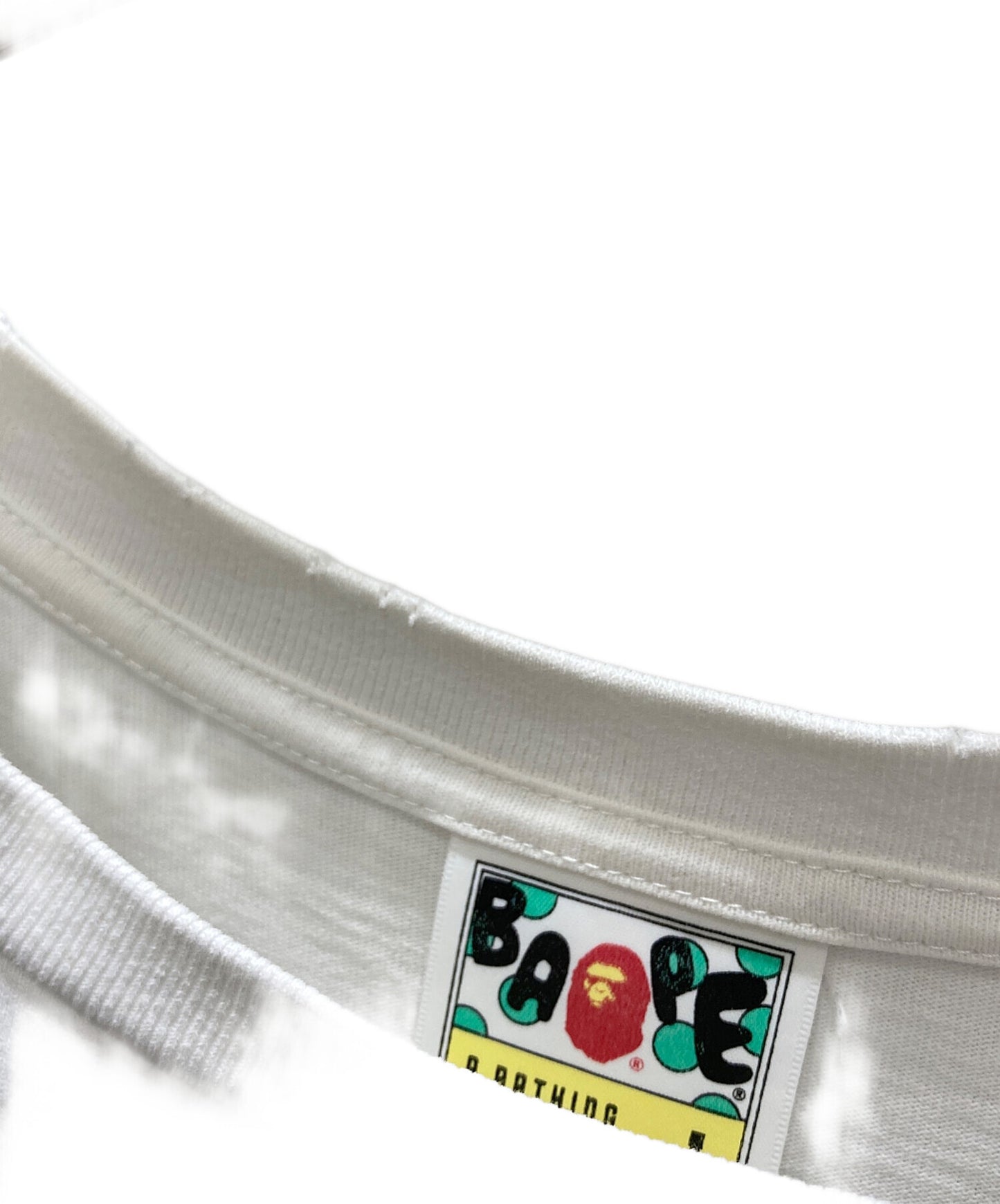 [Pre-owned] A BATHING APE Shark Print T-Shirt 001teg301049x