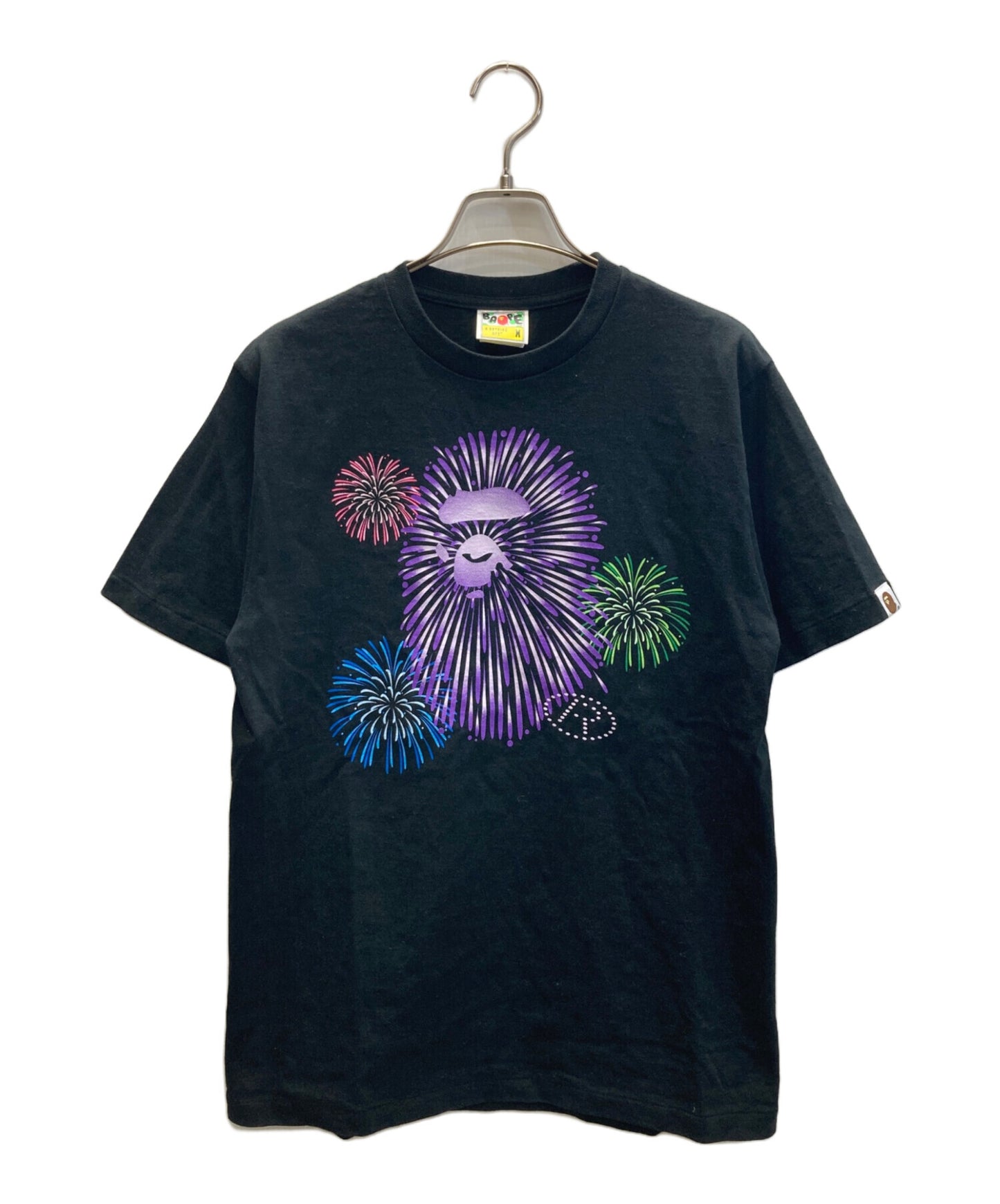 [Pre-owned] A BATHING APE APE HEAD FIREWORK TEE
