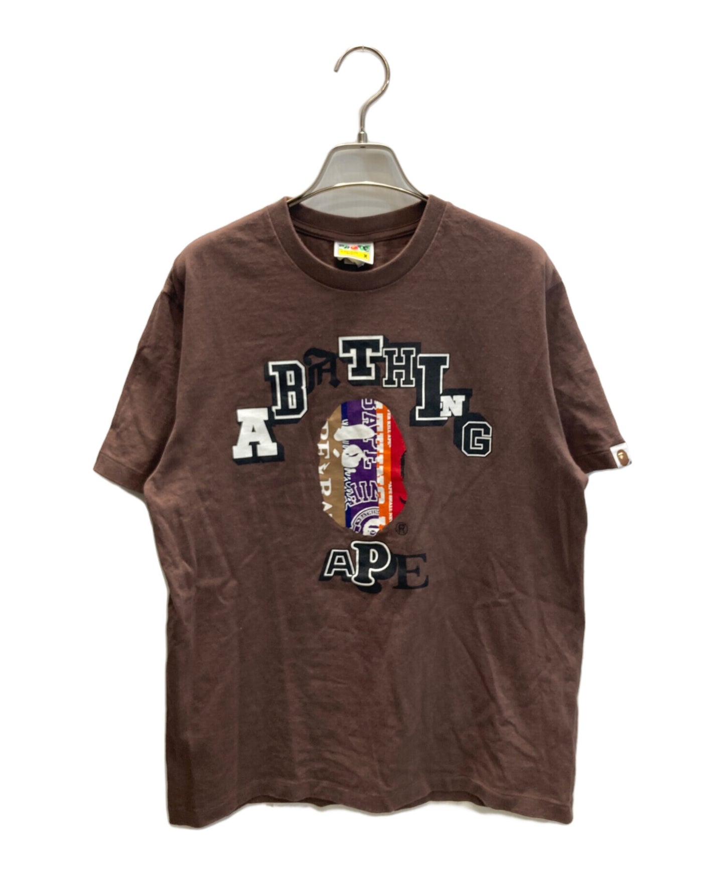 [Pre-owned] A BATHING APE Bape Fans Scart College Tee