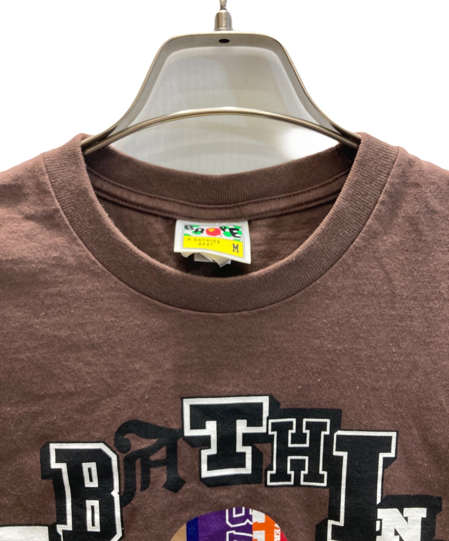 [Pre-owned] A BATHING APE Bape Fans Scart College Tee