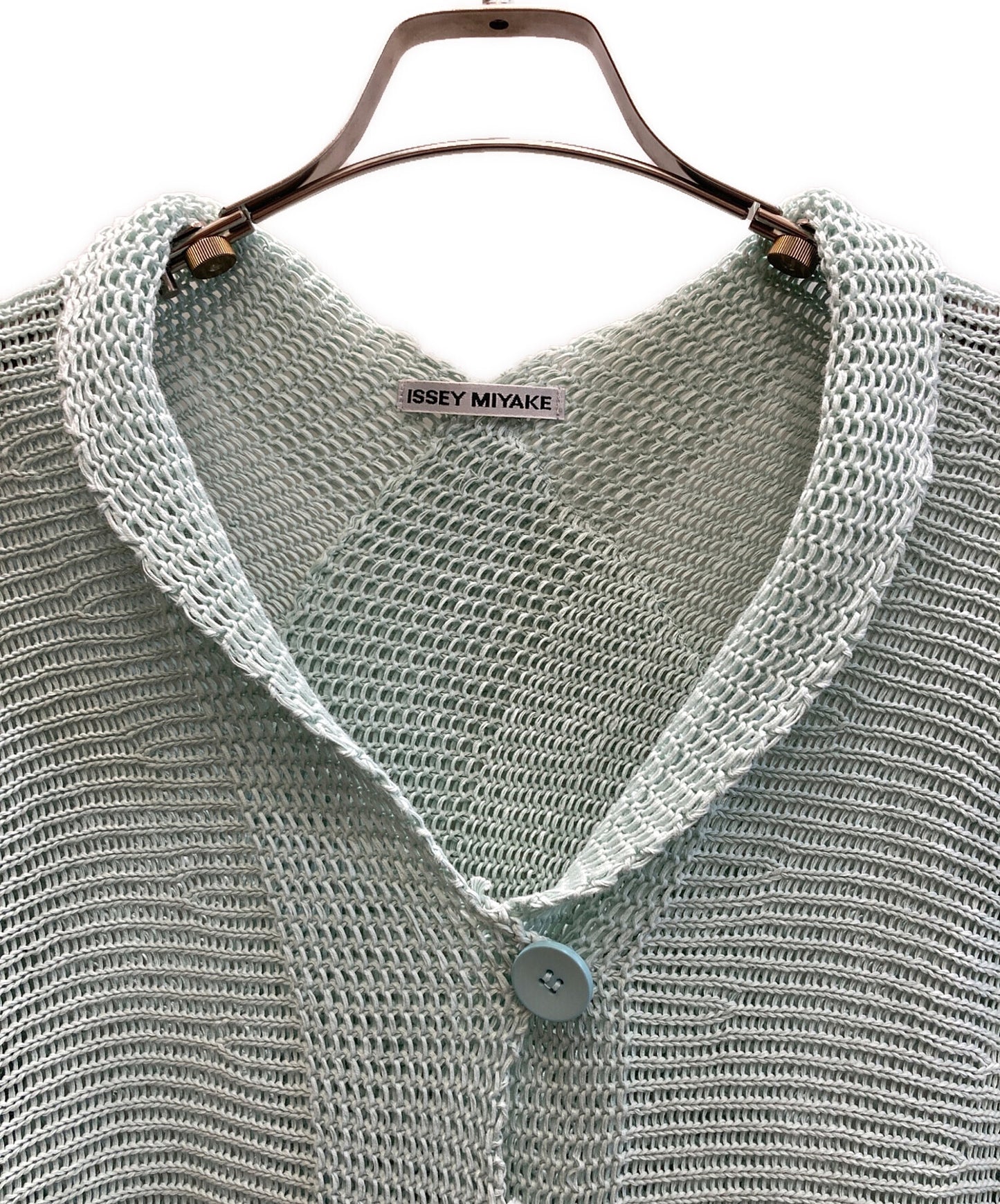 [Pre-owned] ISSEY MIYAKE Mesh Knit Cardigan IM61KO009
