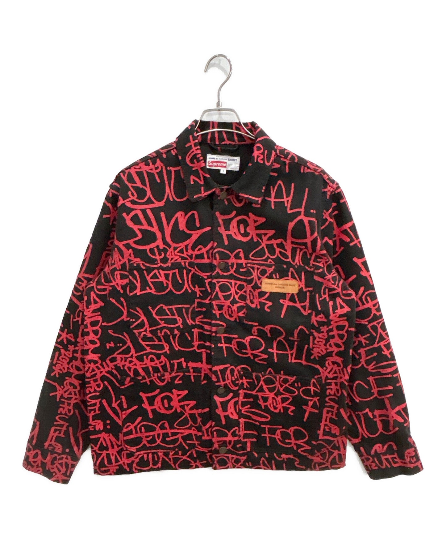 [Pre-owned] SUPREME Painted Canvas Chore Coat