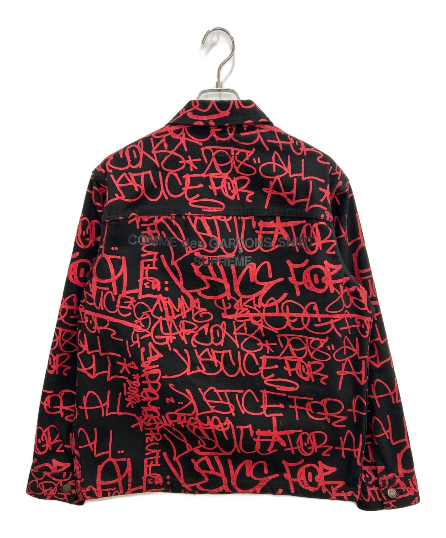 [Pre-owned] SUPREME Painted Canvas Chore Coat