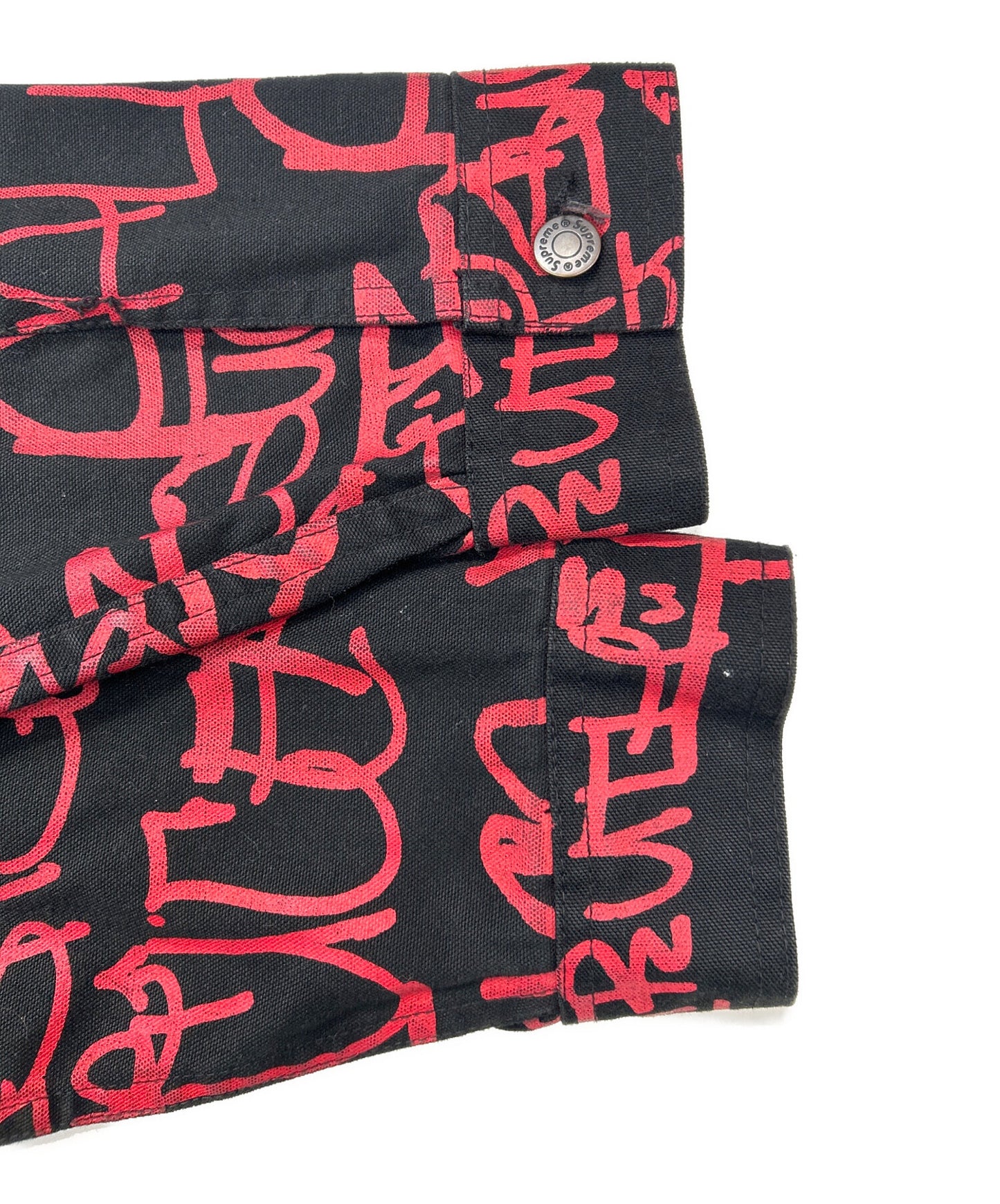 [Pre-owned] SUPREME Painted Canvas Chore Coat