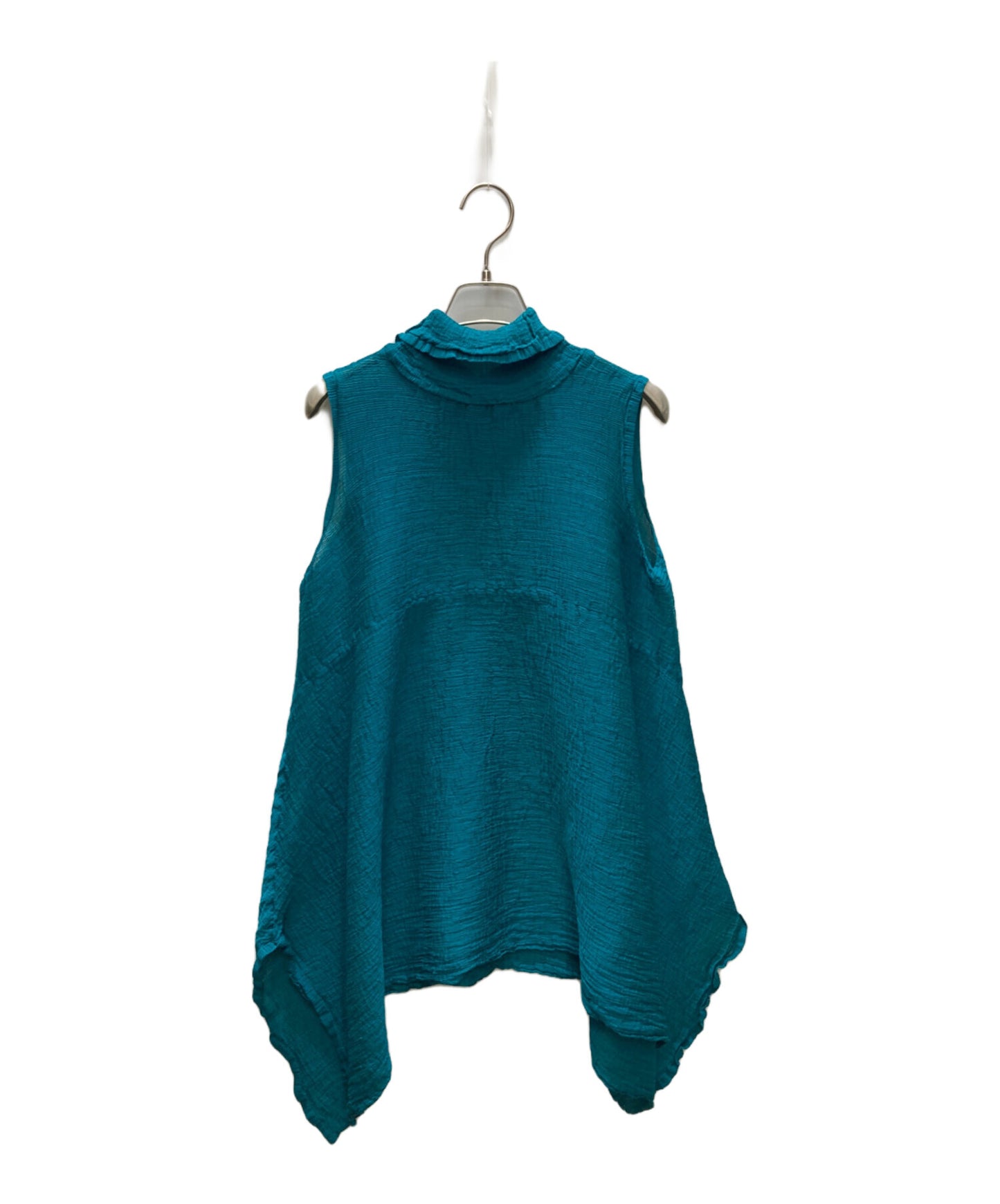 [Pre-owned] me ISSEY MIYAKE Product-dyed processed pleated sleeveless tunic MI93FK222