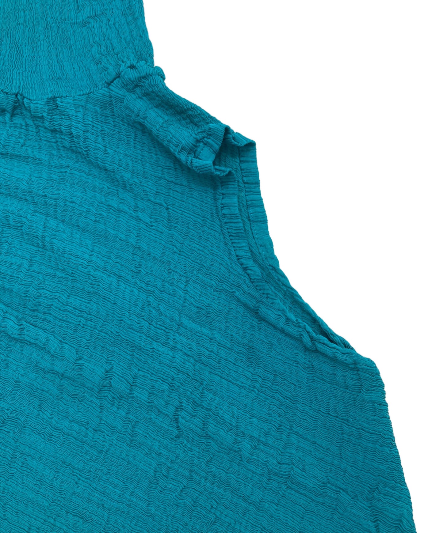 [Pre-owned] me ISSEY MIYAKE Product-dyed processed pleated sleeveless tunic MI93FK222