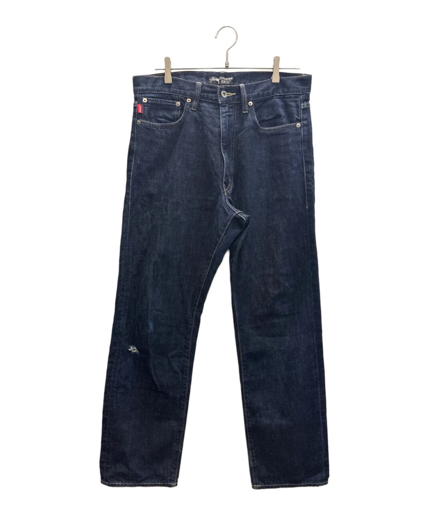 [Pre-owned] stussy ROUGH & RUGGED Back Logo Print Denim Pants