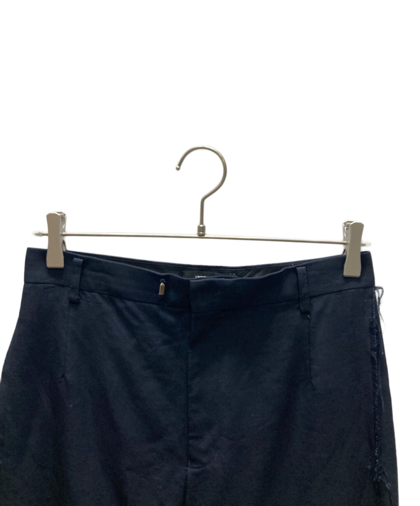 [Pre-owned] UNDERCOVER Mohair gaba side hem tack layered pants UA2B1502