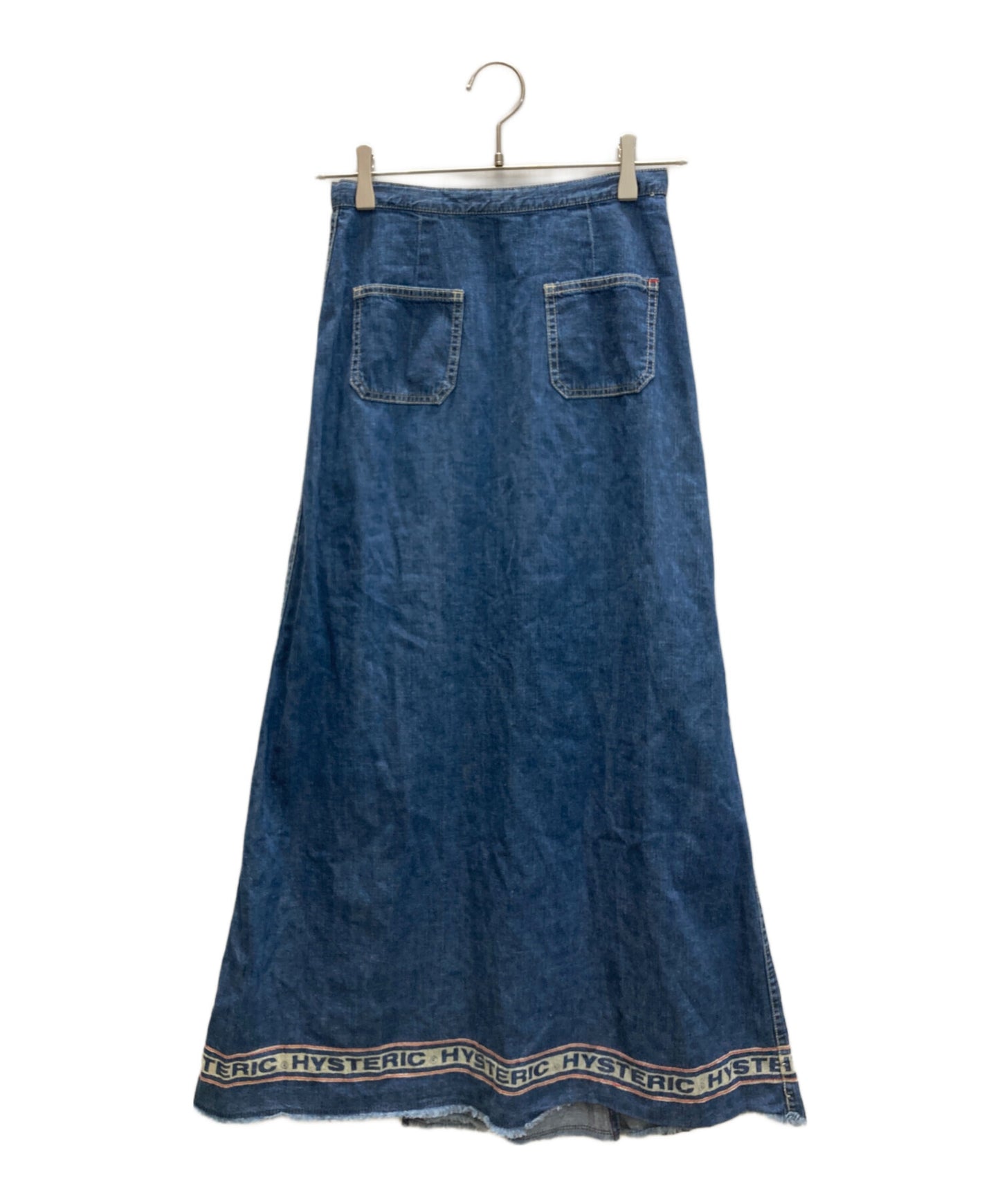 [Pre-owned] Hysteric Glamour Denim Long Wrap Skirt 2AK-9110