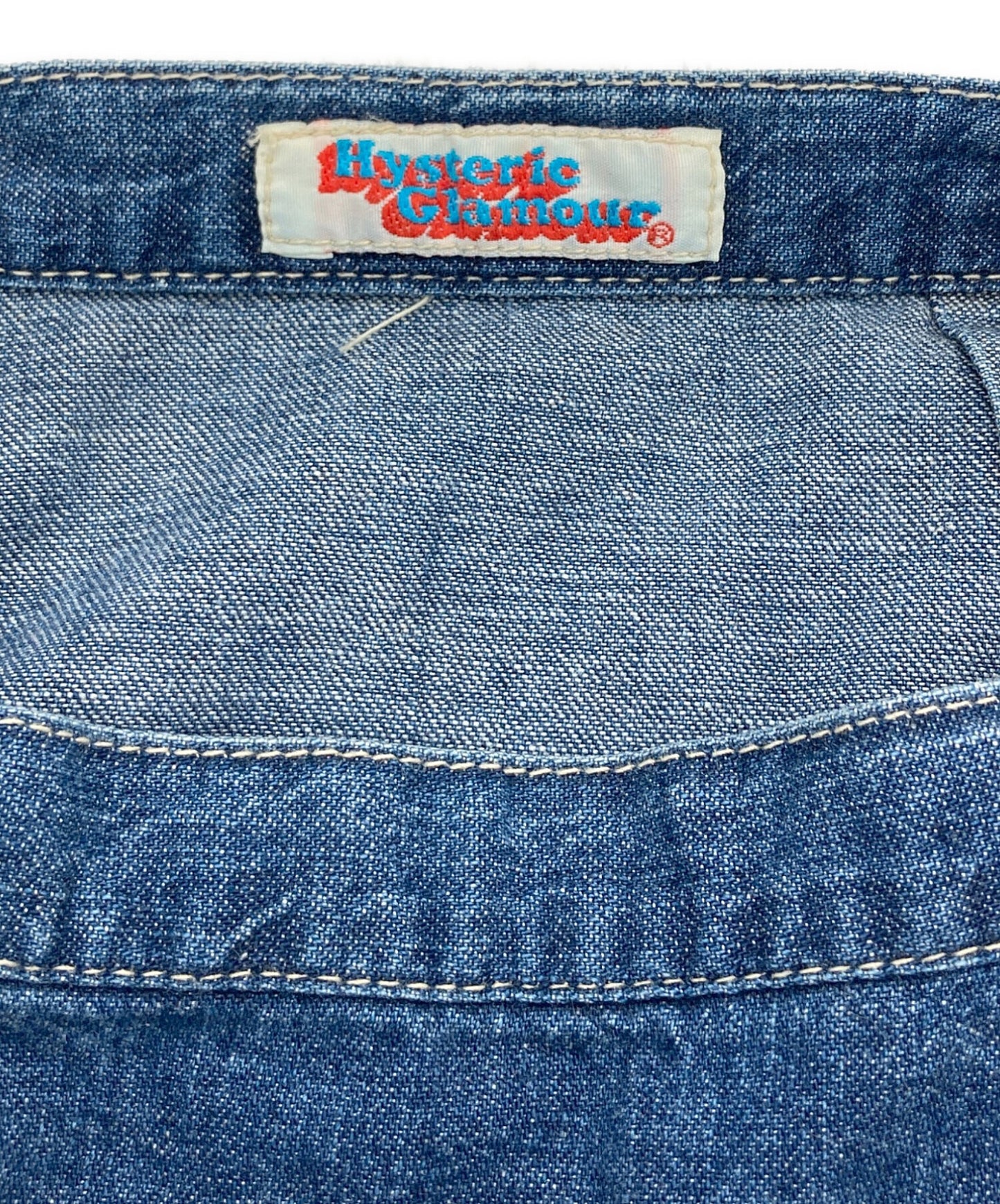 [Pre-owned] Hysteric Glamour Denim Long Wrap Skirt 2AK-9110