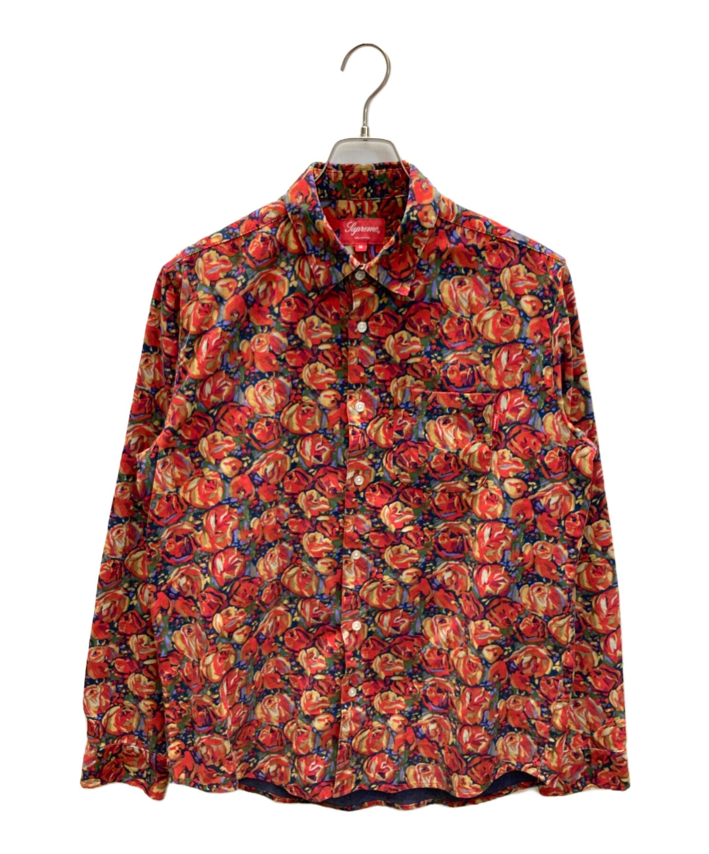 [Pre-owned] SUPREME Roses Corduroy Shirt