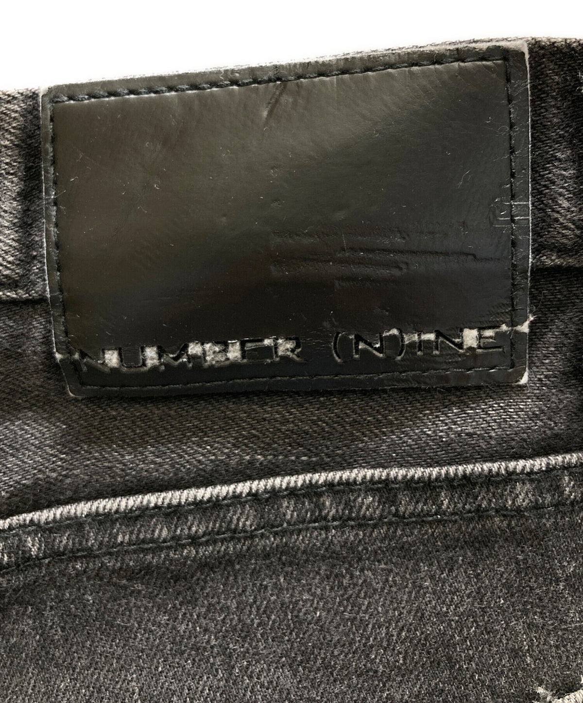 [Pre-owned] NUMBER (N)INE Ortega Embroidered Skinny Jeans