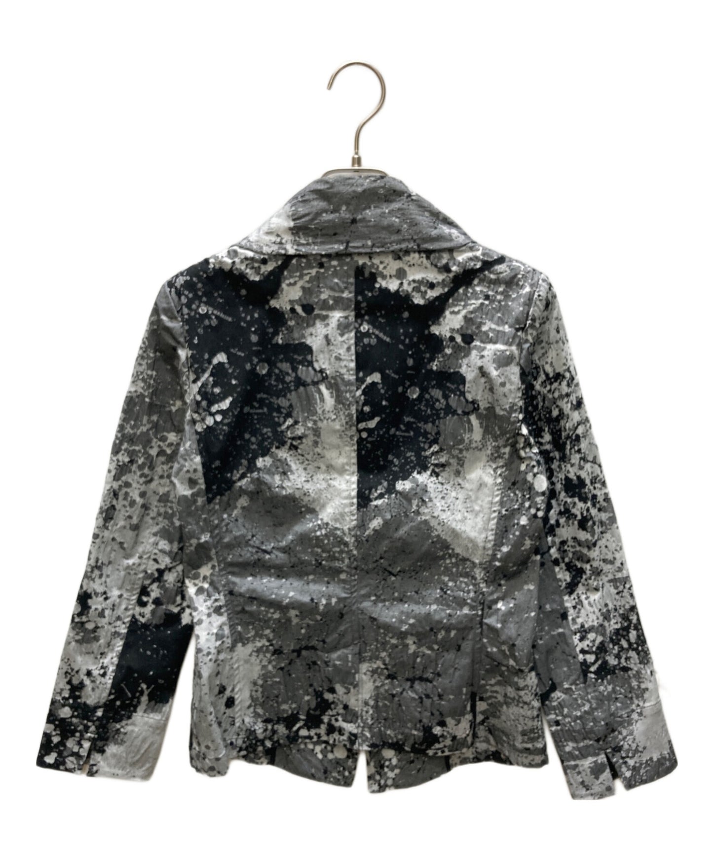 [Pre-owned] ISSEY MIYAKE 3D Pattern, Graphic Print, Wrinkle Finish, Tailored Jacket IM11FD041