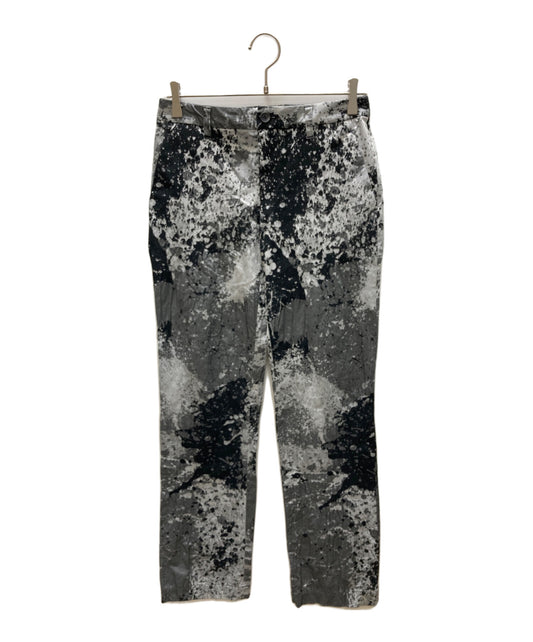 [Pre-owned] ISSEY MIYAKE 3D Pattern Graphic Wrinkled-Effect Pants IM11FF063