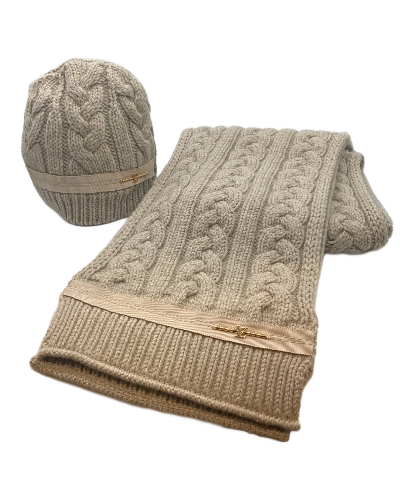 [Pre-owned] LOUIS VUITTON Scarf/knit hat set RW092W WPKA02MSA