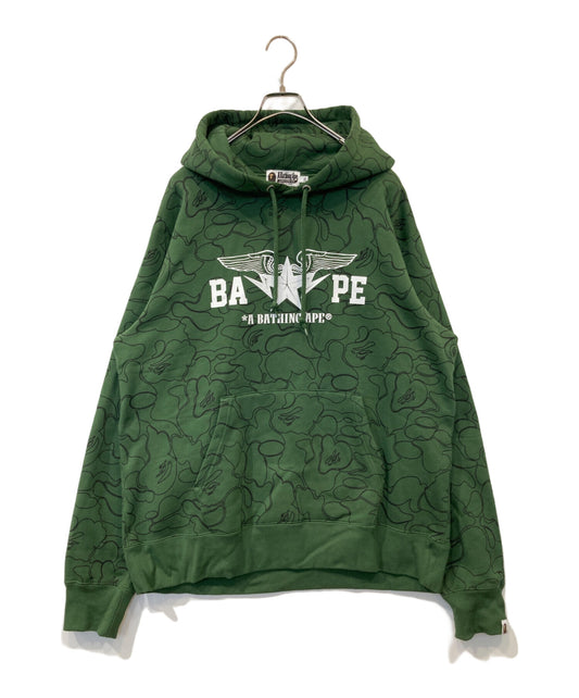 [Pre-owned] A BATHING APE printed hoodie 001GDJ201001H