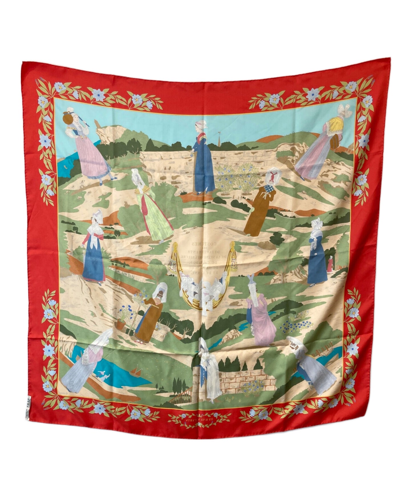 [Pre-owned] HERMES COSTUMES DES DEPARTEMENTS Carré 90 Scarf