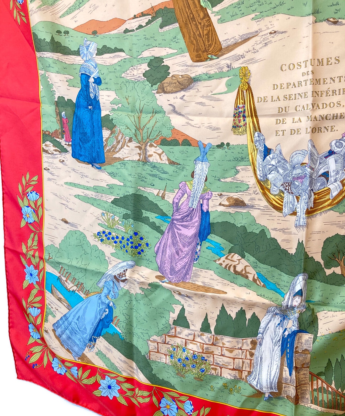 [Pre-owned] HERMES COSTUMES DES DEPARTEMENTS Carré 90 Scarf