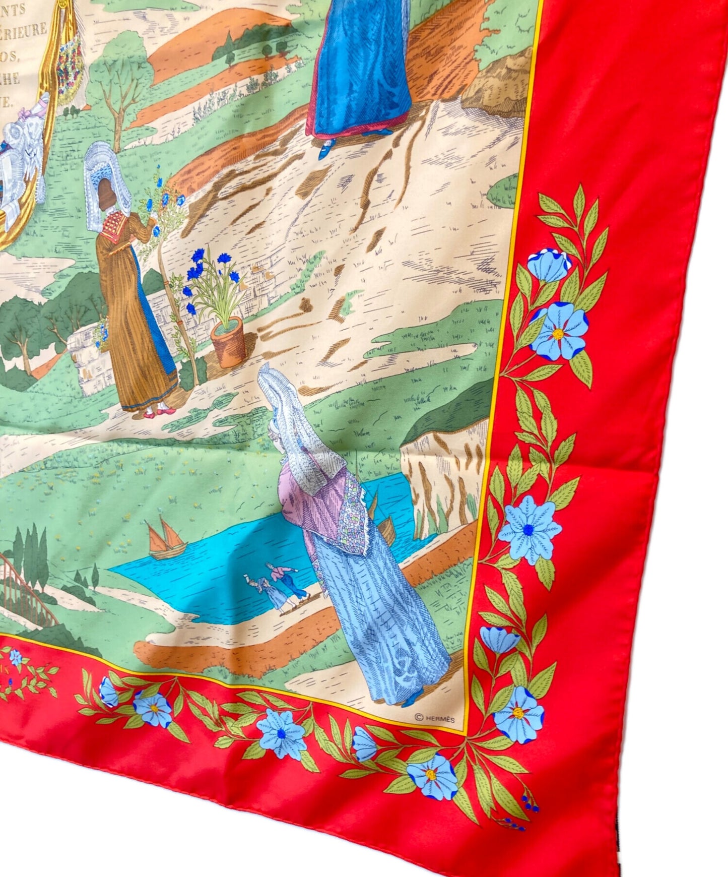 [Pre-owned] HERMES COSTUMES DES DEPARTEMENTS Carré 90 Scarf