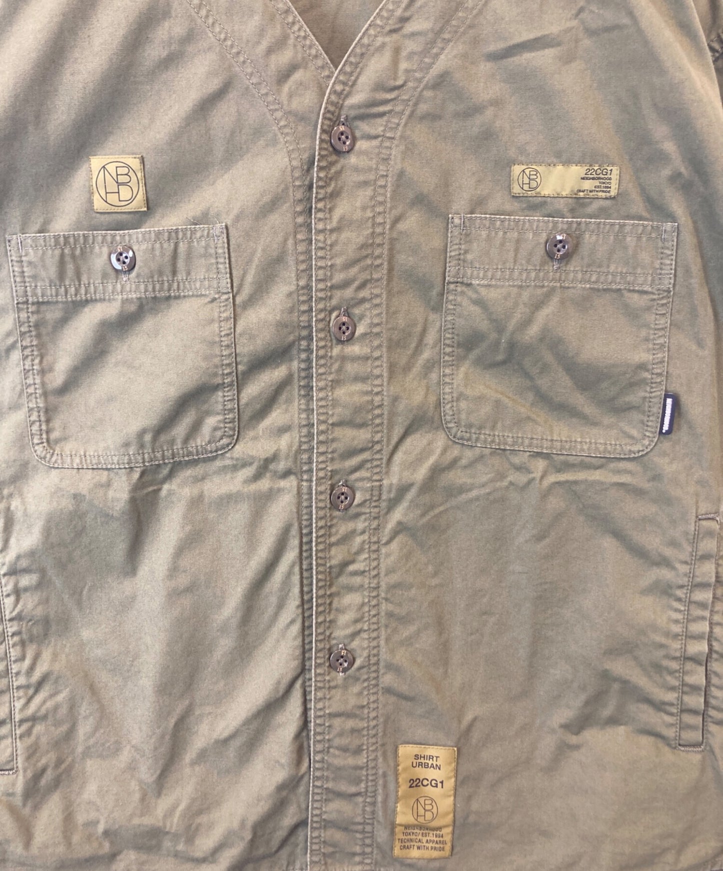 [Pre-owned] NEIGHBORHOOD NC C-SHIRT LS 221YTNH-SHM01 221YTNH-SHM01