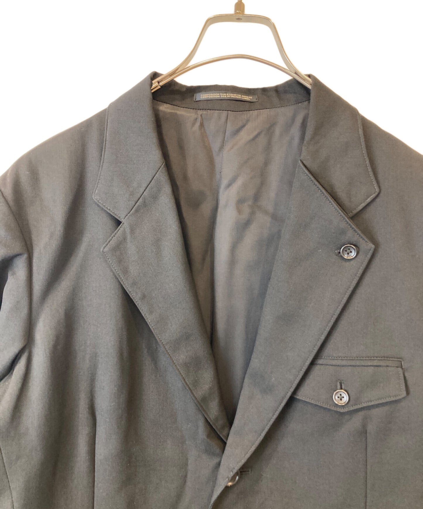 [Pre-owned] Yohji Yamamoto pour homme Left Double Lapel 3BJK HJ-J27-100 HJ-J27-100