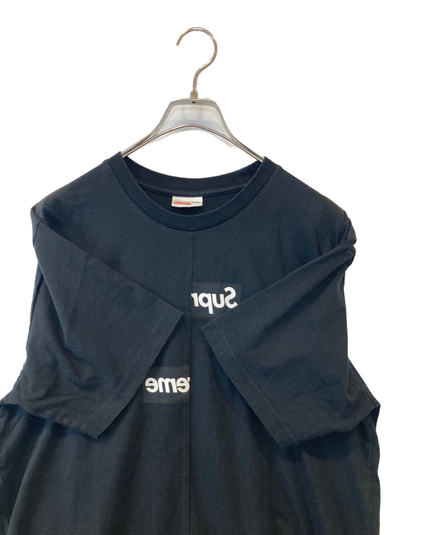 [Pre-owned] SUPREME Split Box Logo T-Shirt