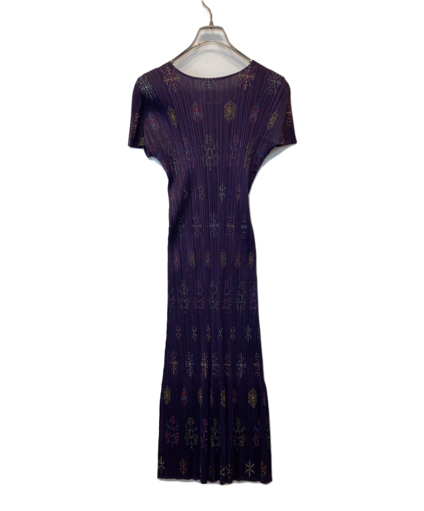 [Pre-owned] PLEATS PLEASE Crystal embroidery sleeveless dress/pleated dress PP53-JH725 PP53-JH725