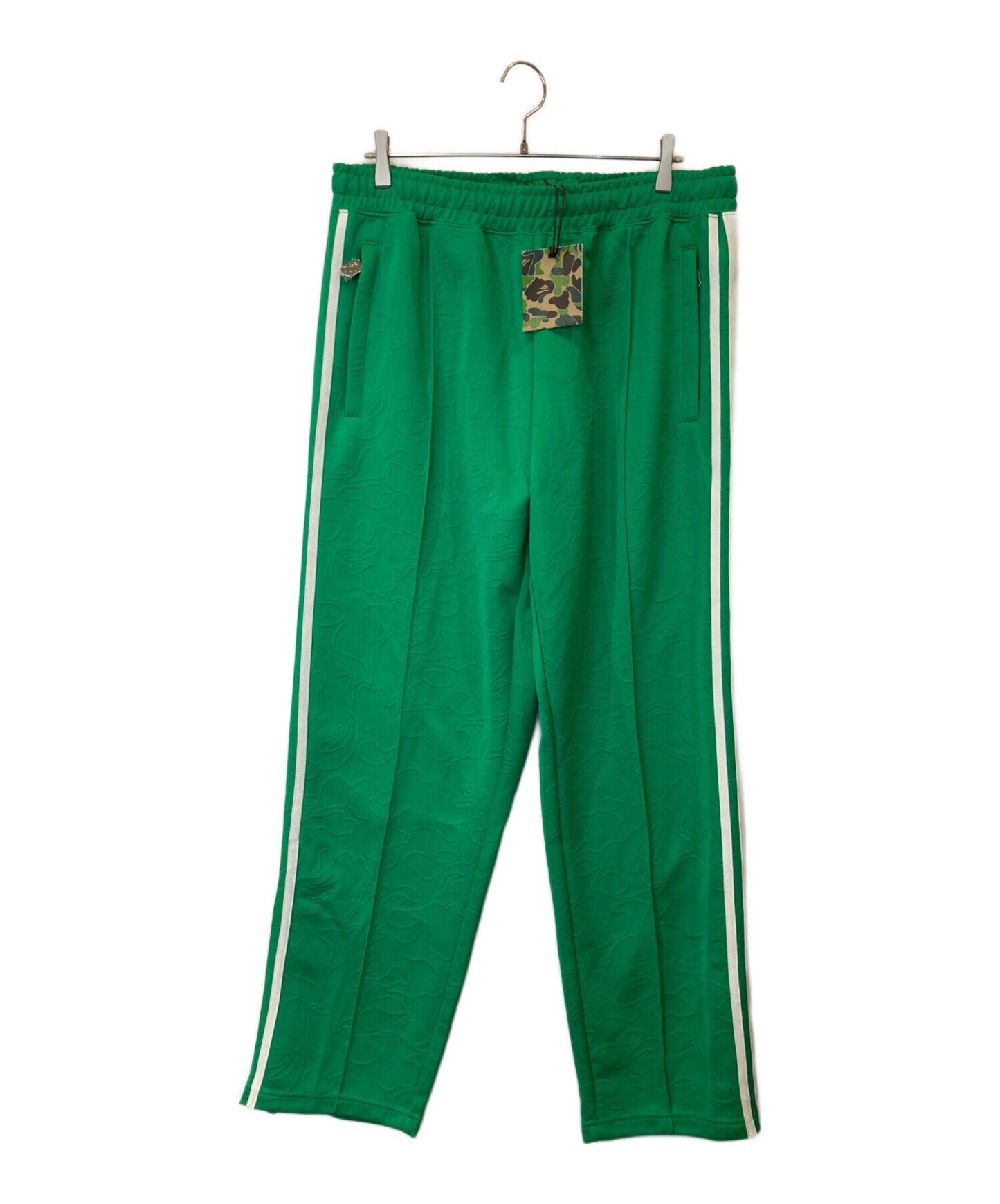 [Pre-owned] A BATHING APE LINE CAMO JACQUARD LOOSE FIT SWEATPANTS/Track Pants/001PTK801304M 001ptk801304m