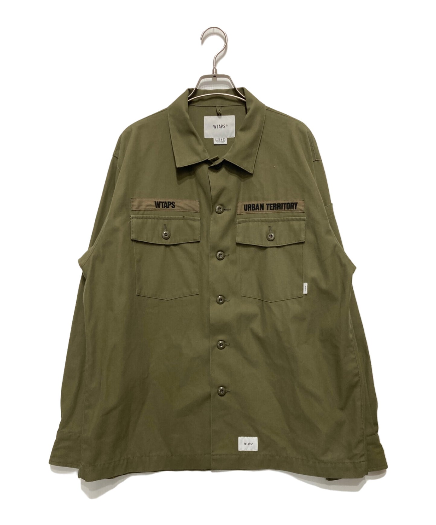 [Pre-owned] WTAPS BUDS/LS COTTON.TWILL 211BRDT-SHM02