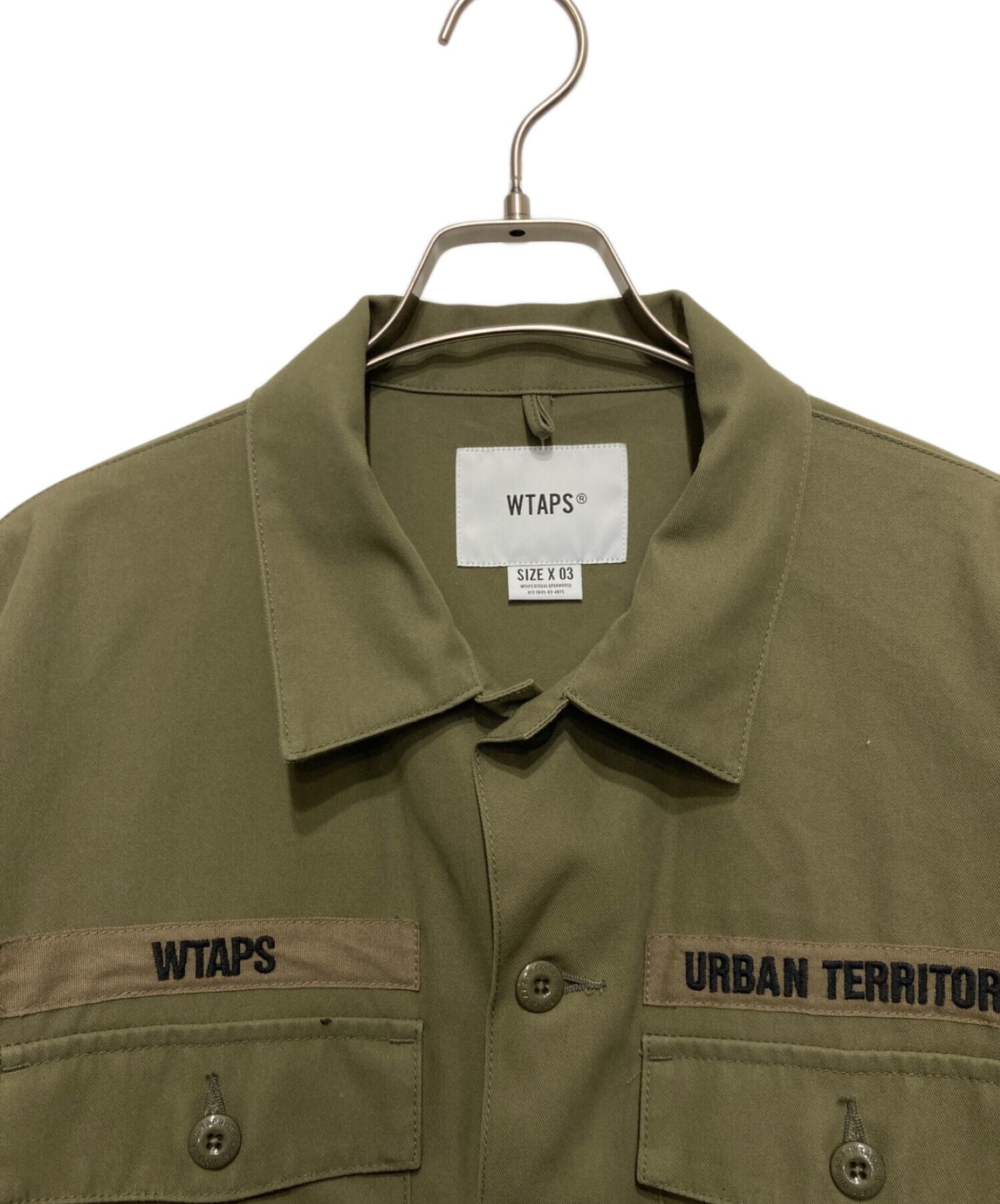 [Pre-owned] WTAPS BUDS/LS COTTON.TWILL 211BRDT-SHM02