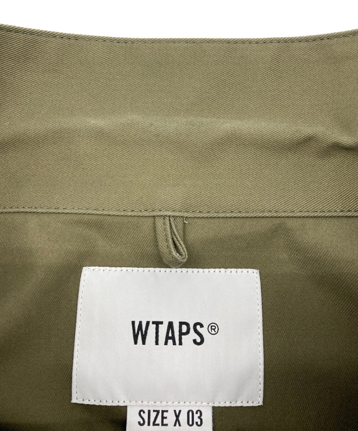 [Pre-owned] WTAPS BUDS/LS COTTON.TWILL 211BRDT-SHM02