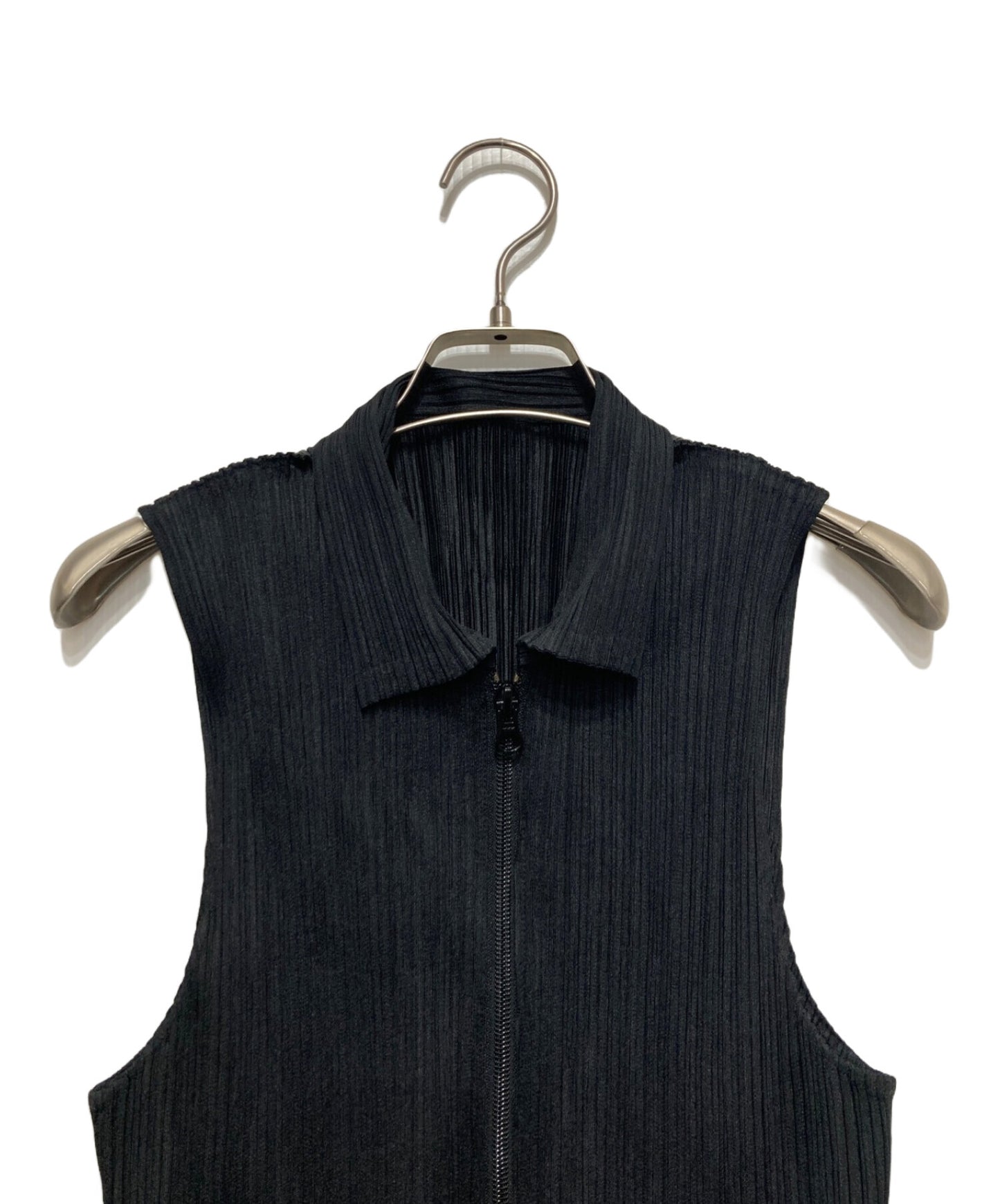 [Pre-owned] PLEATS PLEASE Pleated Zip Vest PP04-JE384