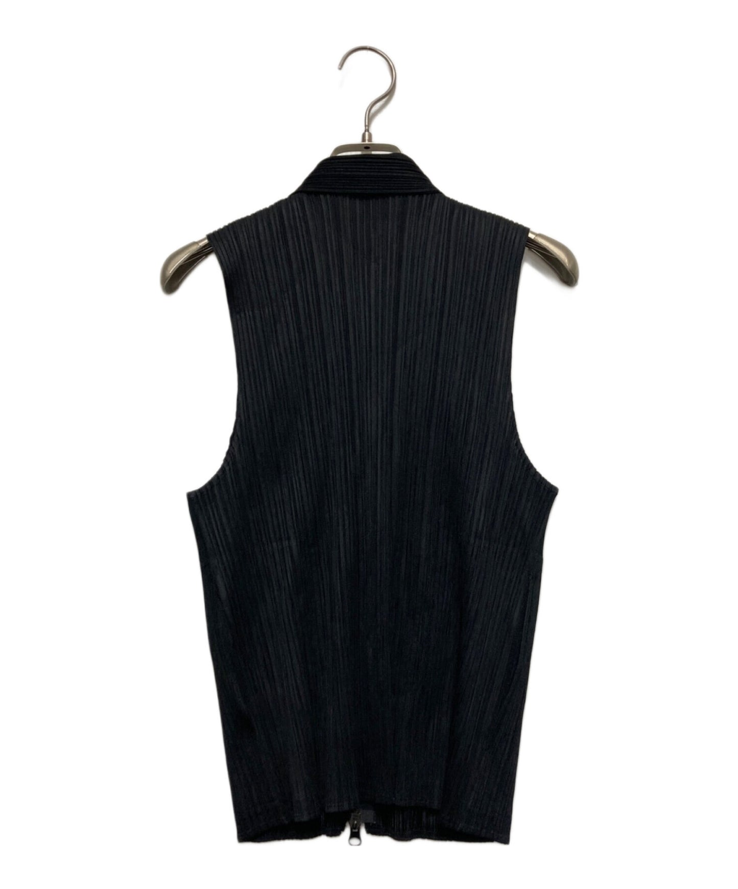 [Pre-owned] PLEATS PLEASE Pleated Zip Vest PP04-JE384