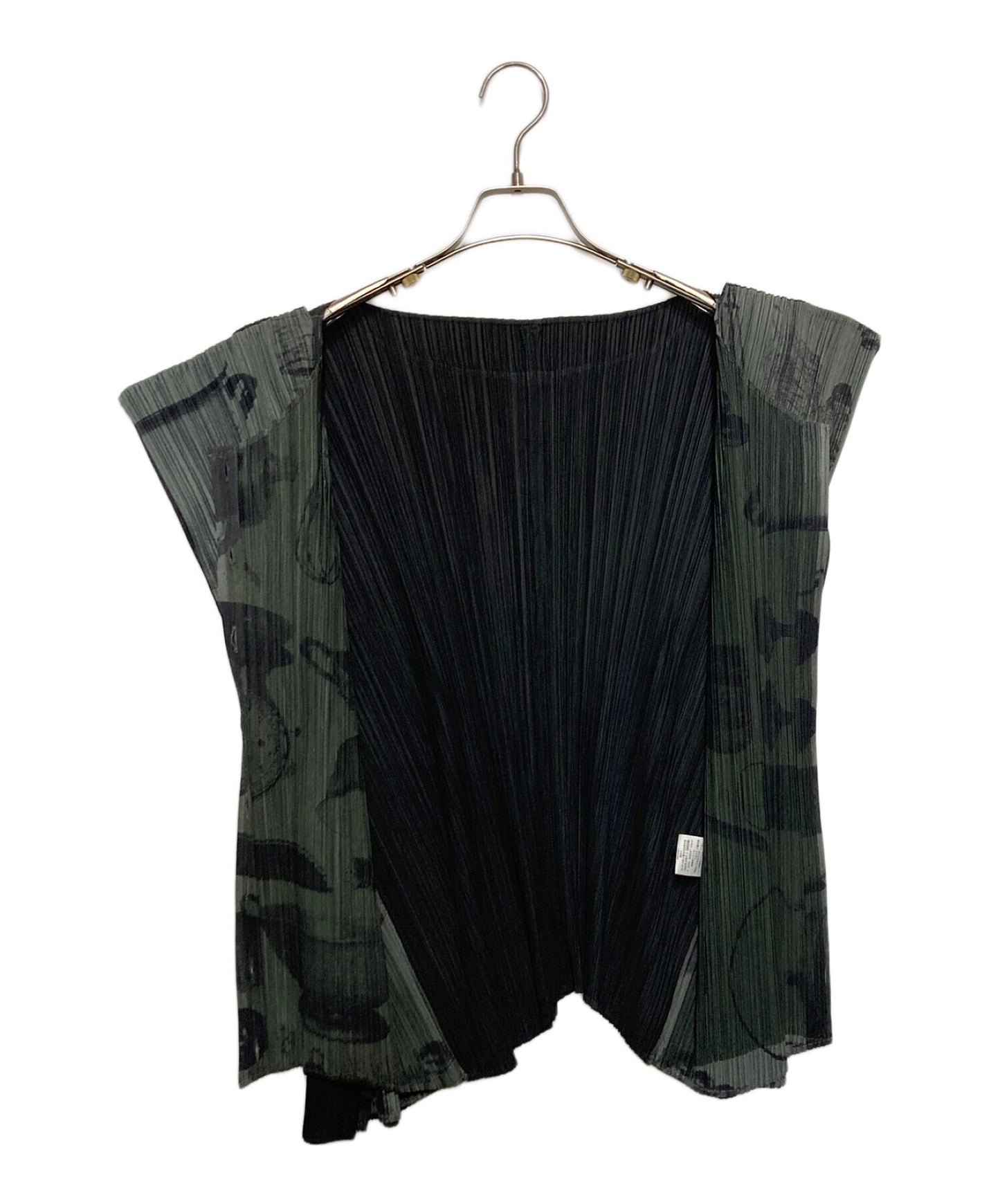 [Pre-owned] PLEATS PLEASE sleeveless blouse PP53-JE589