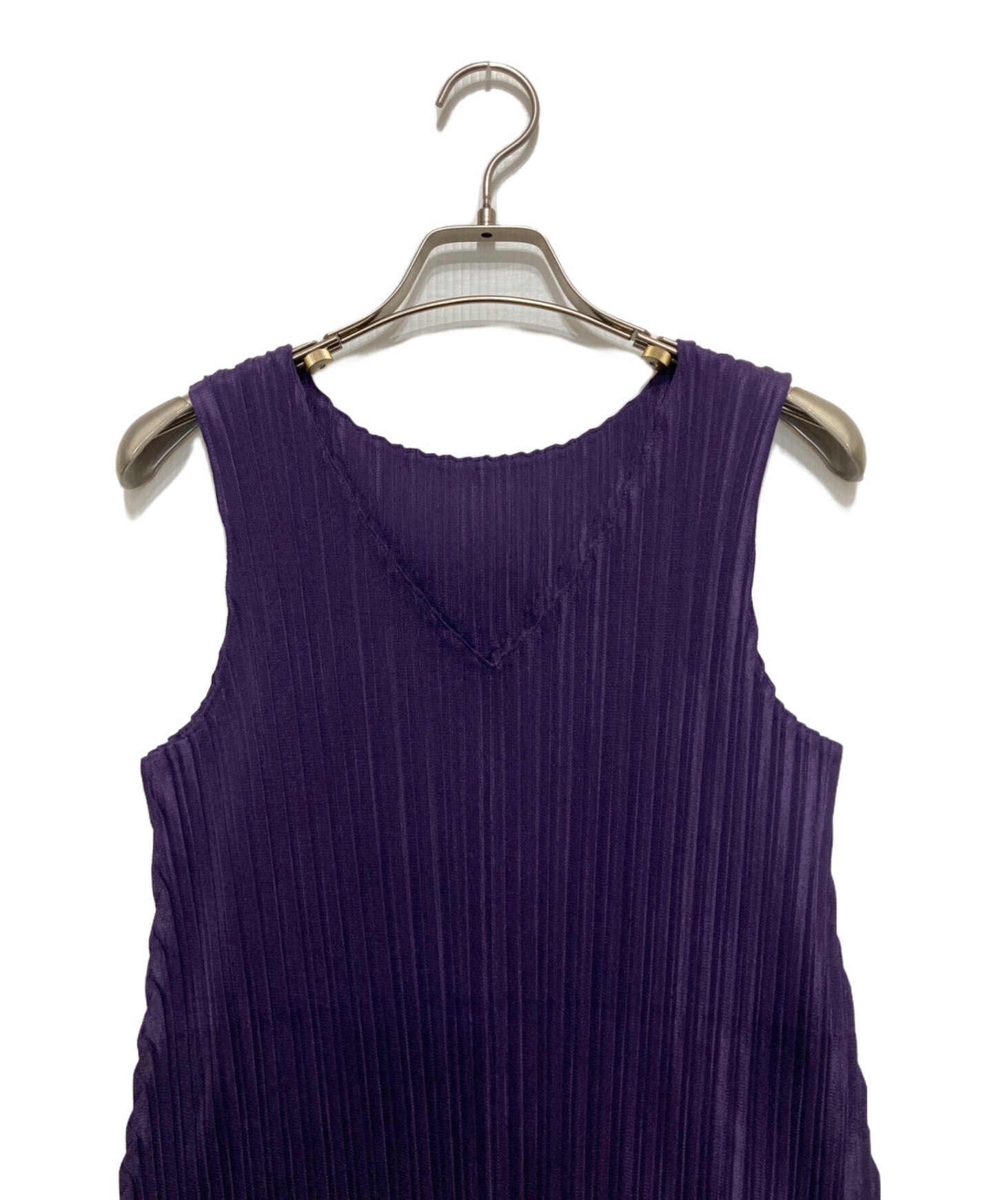 [Pre-owned] PLEATS PLEASE Sleeveless Pleated Dress PP21-JH413